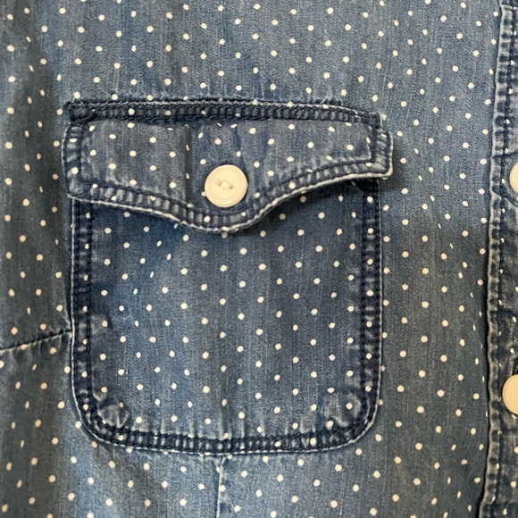 Blue polkadot shirt - Picture 4 of 5